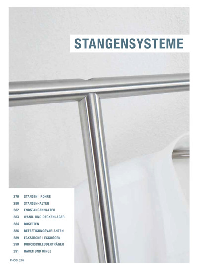 Stangensystem von PHOS Edelstahl Design