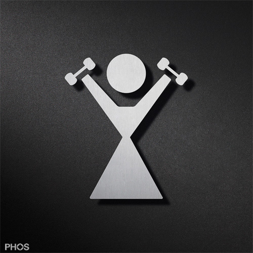 Piktogramm Fitnessraum Damen P4601