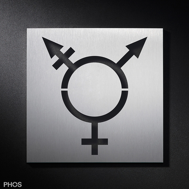 Hinweisschild WC Transgender-Symbol PS4701