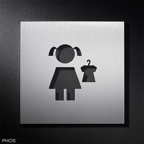 Hinweisschild Piktogrammschild Garderobe Jungen PS1801